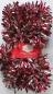 Preview: HOLIDAY Time Tinsel 'Burgund /Silber' Garland Weihnachtsbaum Girlande 3,6 m